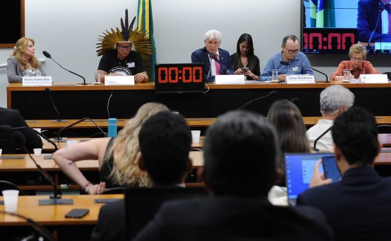 Plenário da Comissão da Amazônia durante a audiência pública
