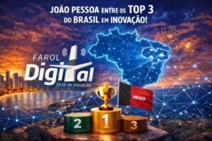 Projeto entre Prefeitura de João Pessoa e Farol Digital é um dos três finalistas do Prêmio Nacional de Inovação