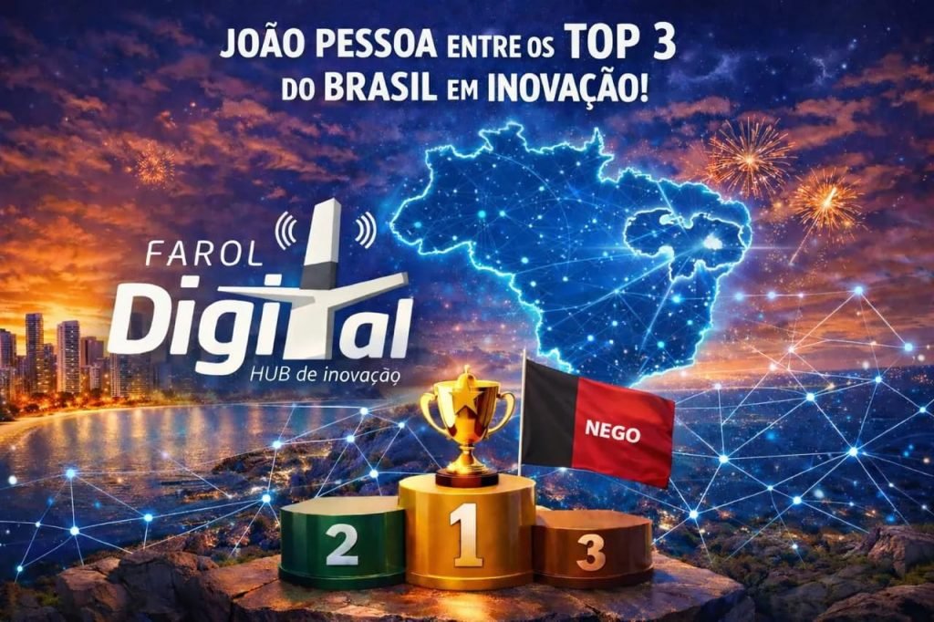 Projeto entre Prefeitura de João Pessoa e Farol Digital é um dos três finalistas do Prêmio Nacional de Inovação