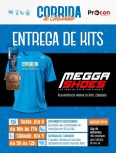 Kits da Corrida do Consumidor serão entregues nessas sexta-feira e sábado; show de pagode encerra o evento