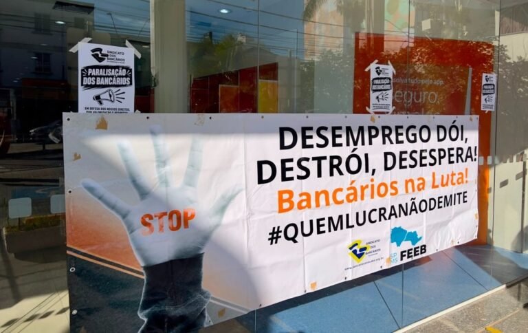 Detalhes da paralisação bancária em Sorocaba: declarações, porcentagens e pontos de disputa