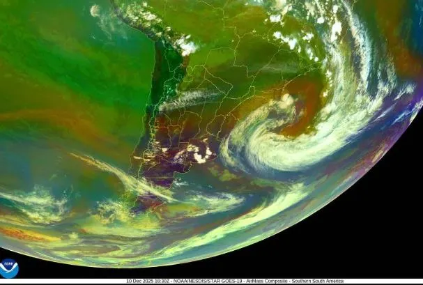 Detalhes do ciclone extratropical que pode gerar ventos de 100 km/h no Sul